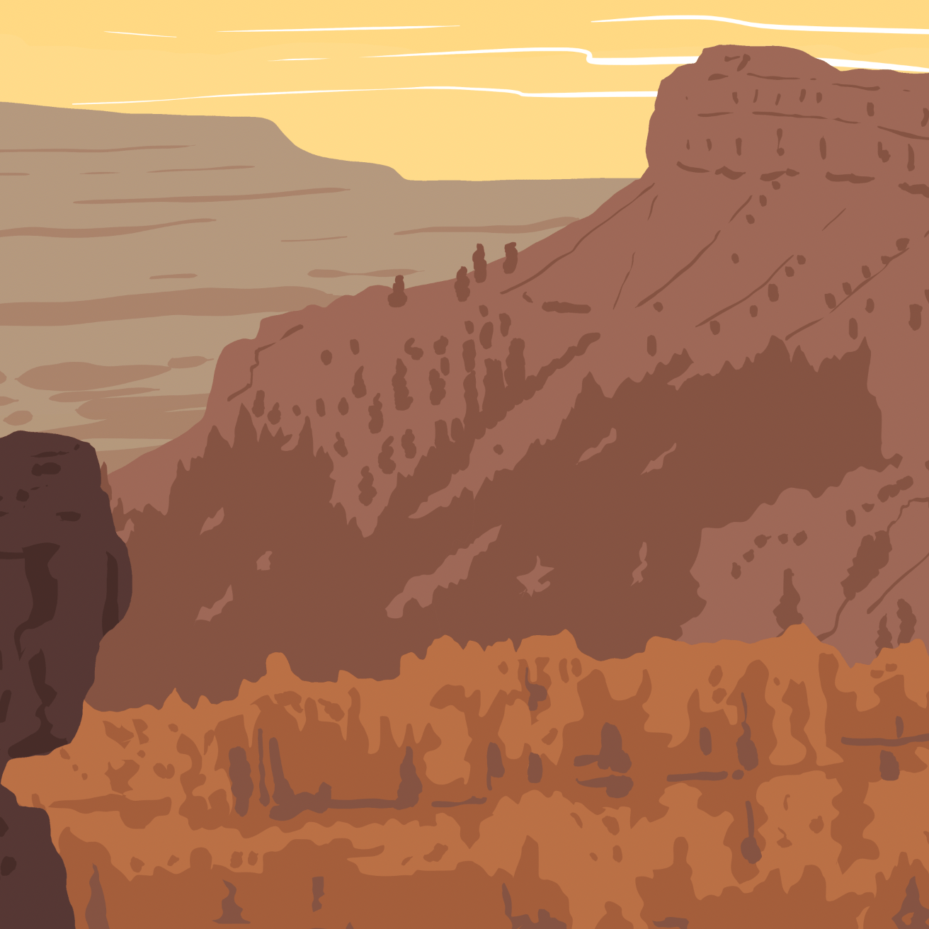 Bryce Canyon National Park Sunset Point Overlook Print - Wander Together Outfitters