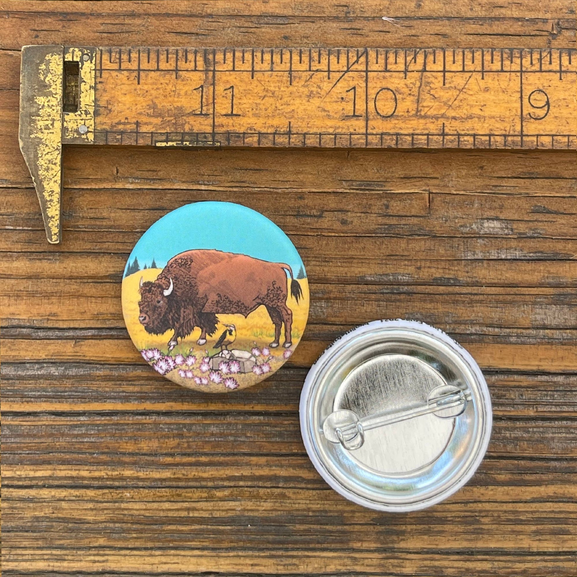 Buffalo Button Pins - Wander Together Outfitters