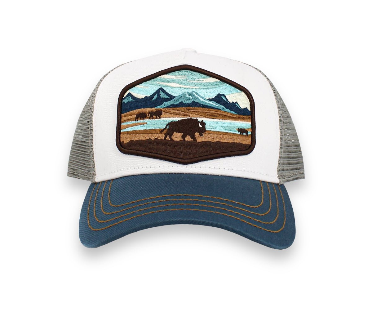 Buffalo Mesh Snapback Trucker Hat - Wander Together Outfitters