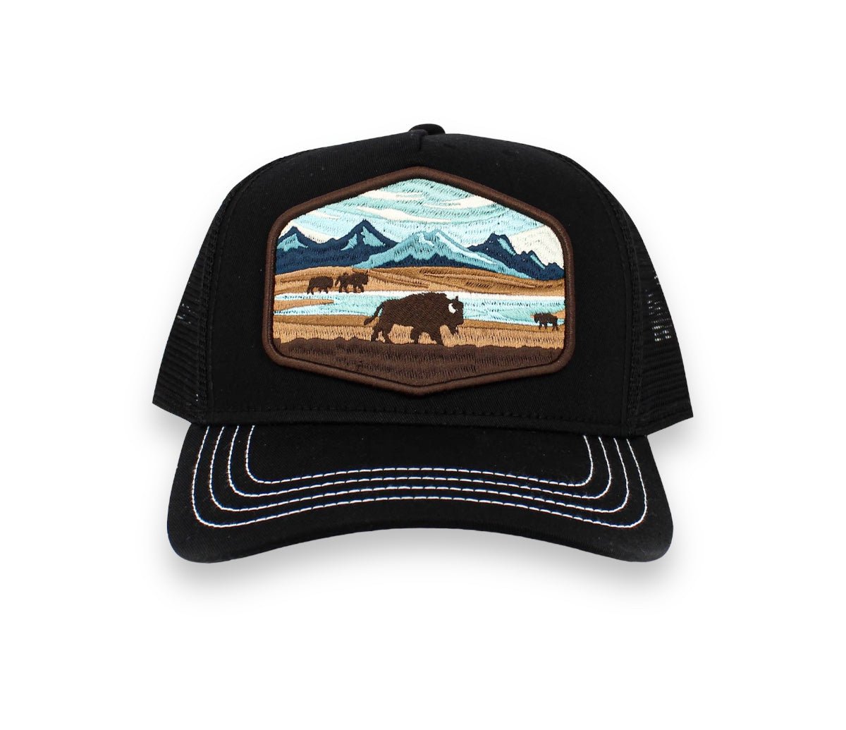 Buffalo Mesh Snapback Trucker Hat - Wander Together Outfitters