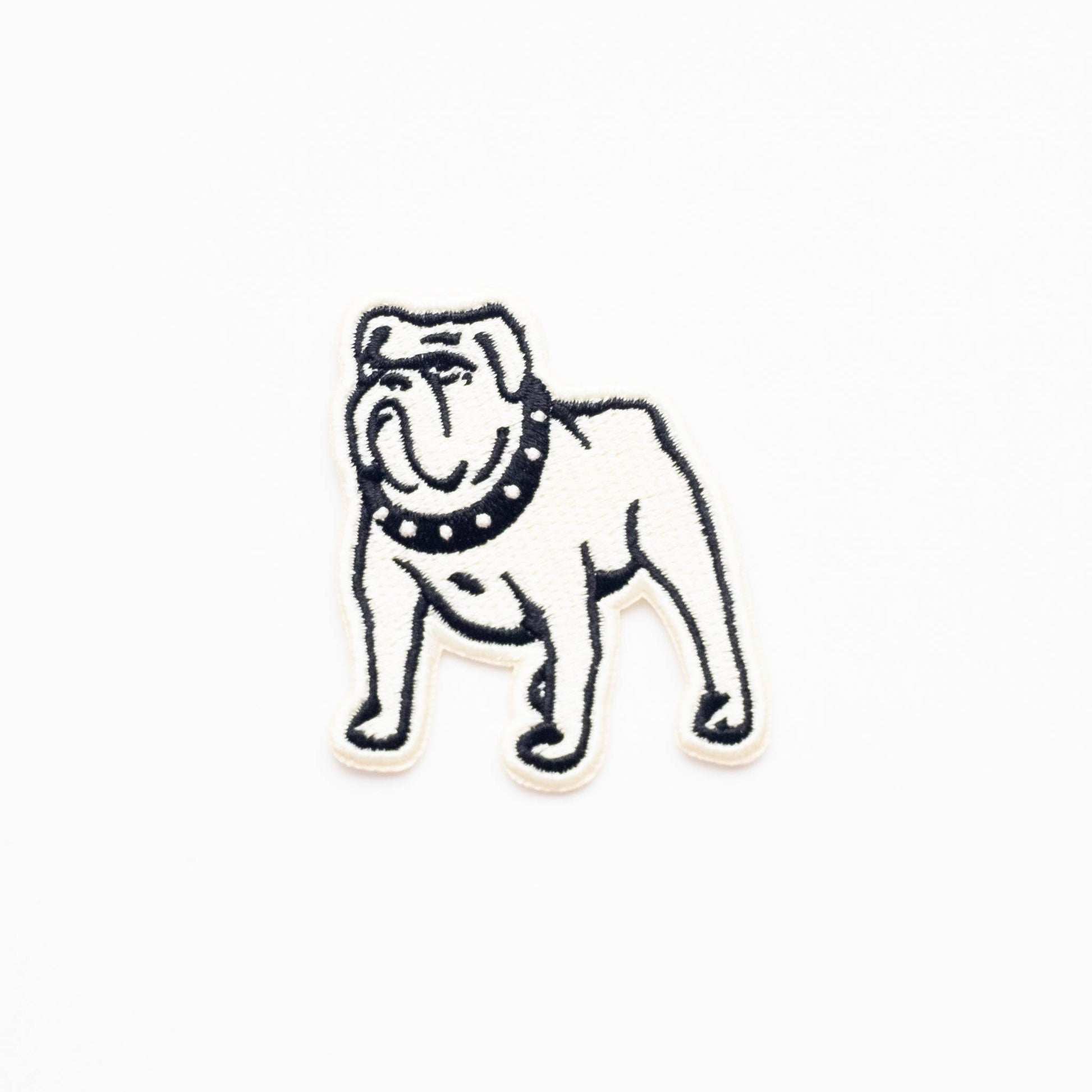 Bulldog Embroidered Iron on Patch - Wander Together Outfitters