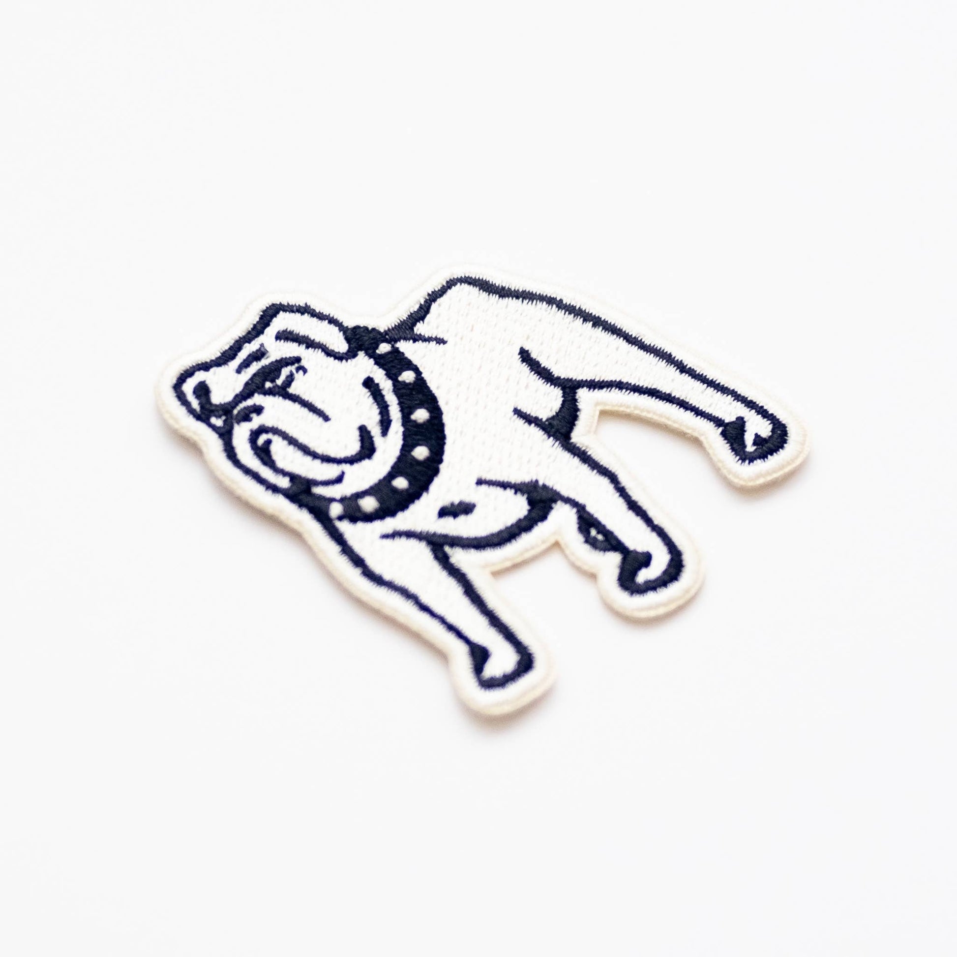 Bulldog Embroidered Iron on Patch - Wander Together Outfitters