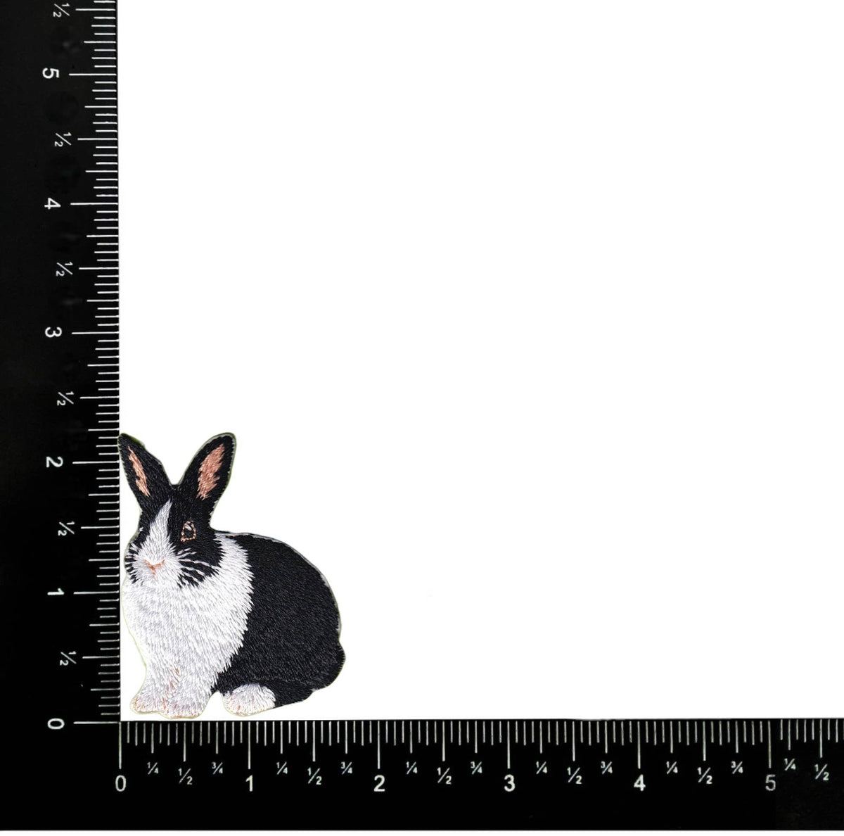 Bunny Rabbit Embroidered Iron On Patch - Wander Together Outfitters
