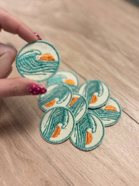 Sunset Swell Iron On Patch