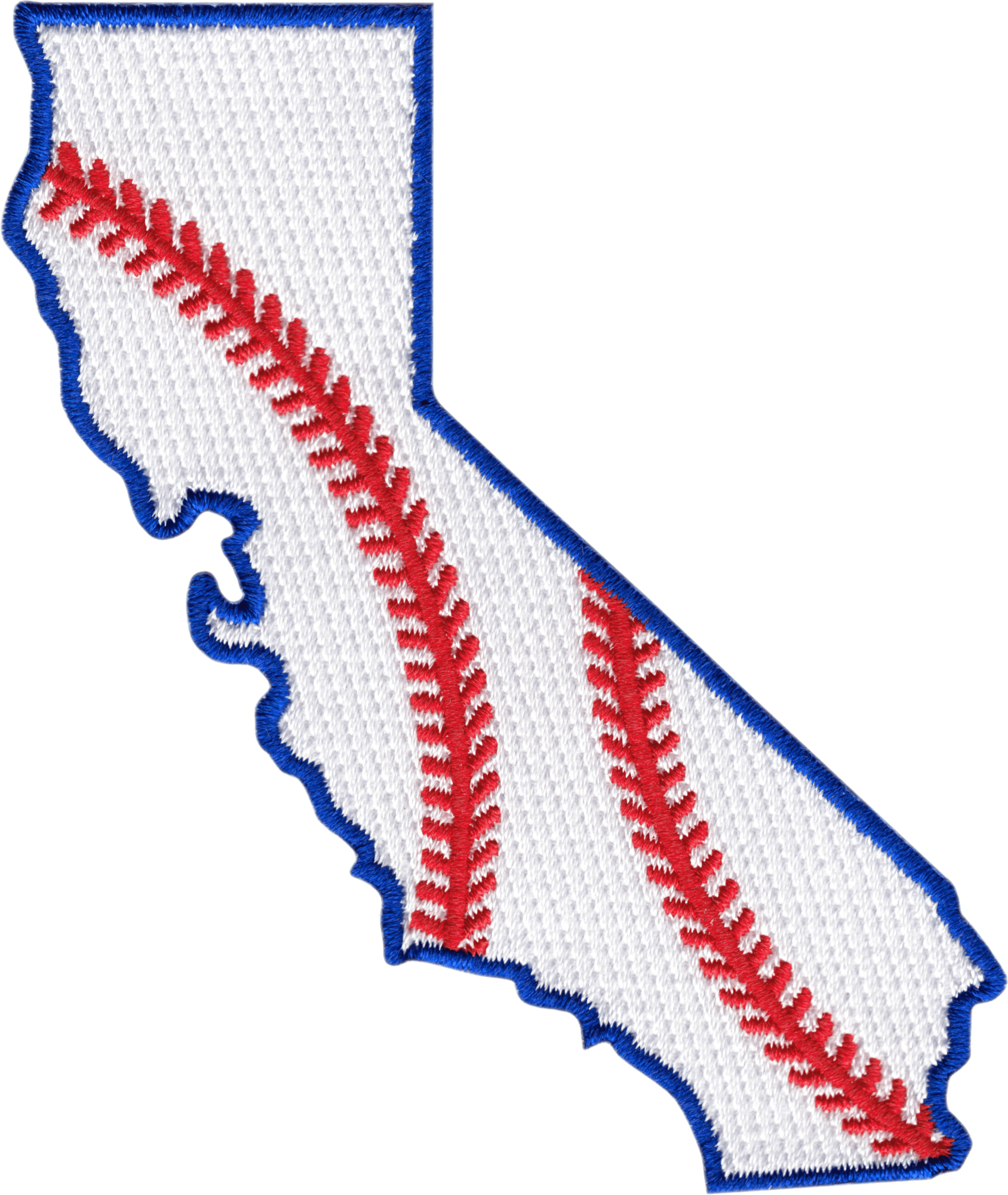 California Baseball Iron On Patch - Wander Together Outfitters