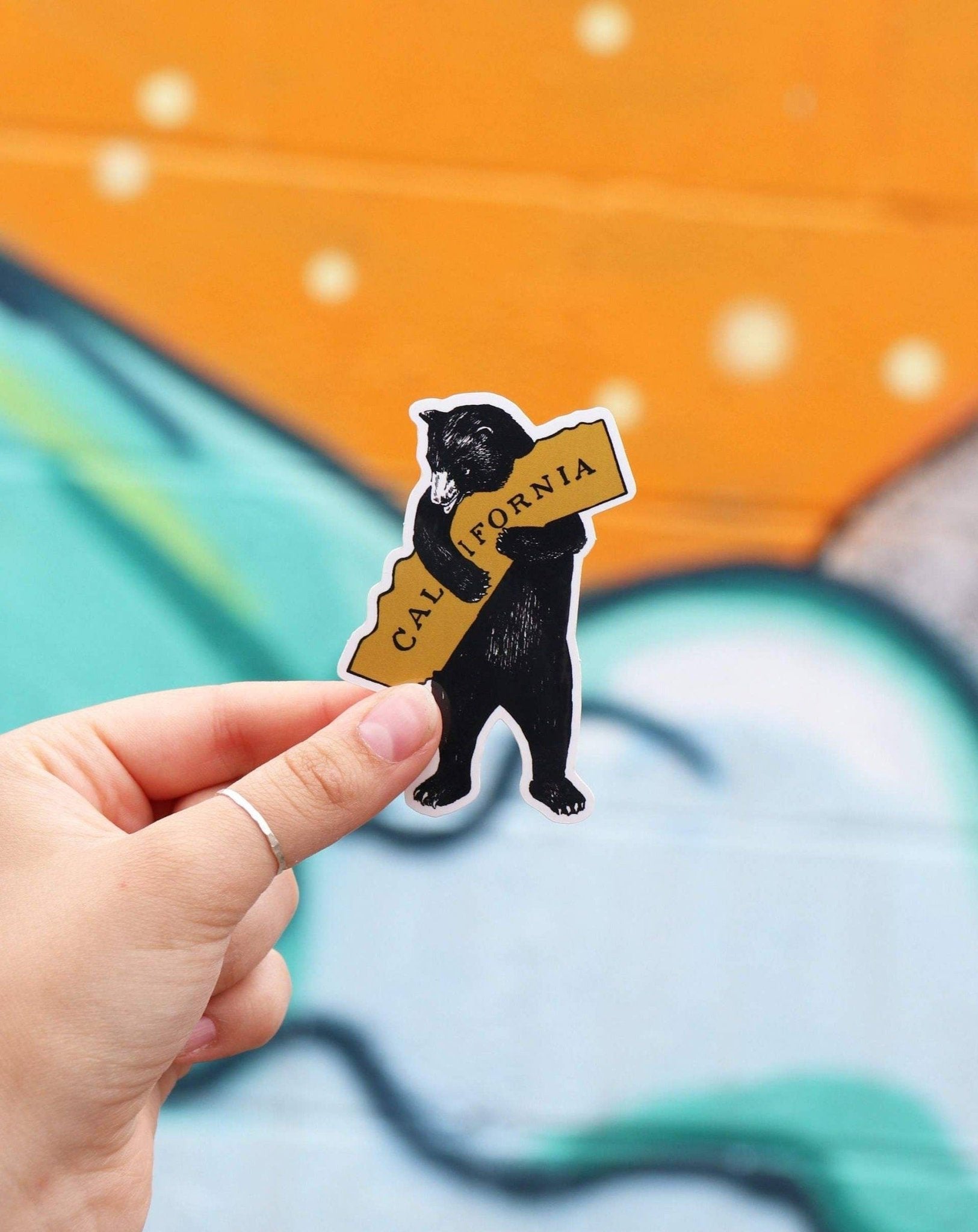 California Bear Vinyl Sticker - Wander Together Outfitters