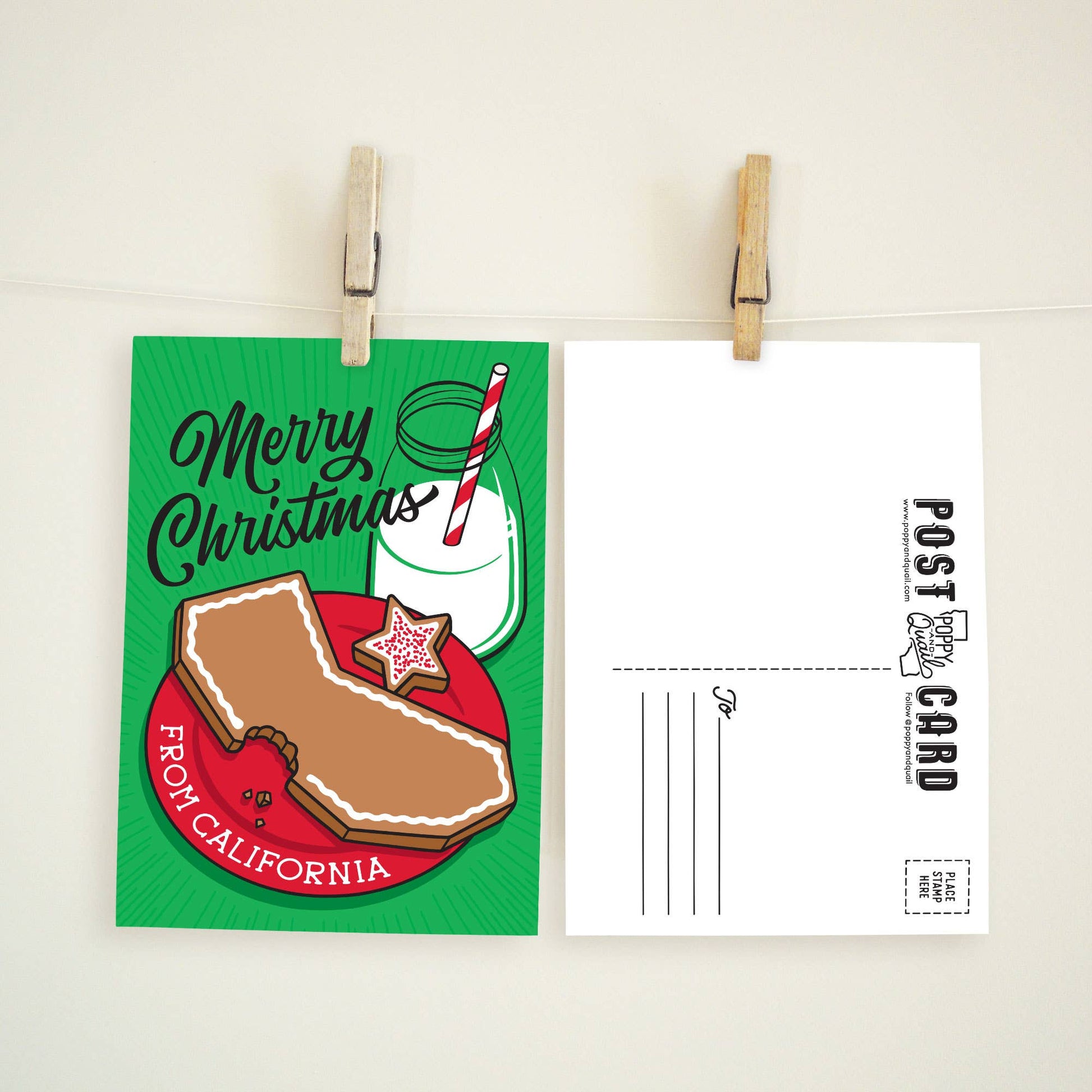 California Cookie Postcard - Wander Together Outfitters