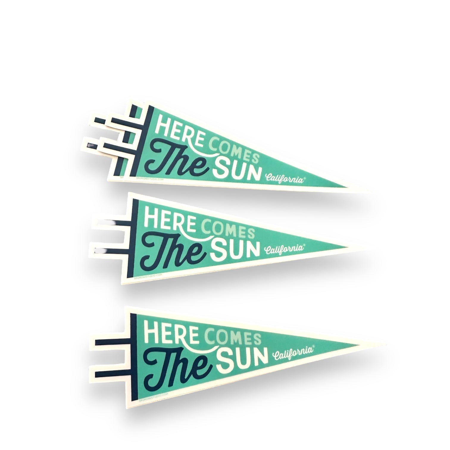 California “Here Comes the Sun” Sticker - Wander Together Outfitters
