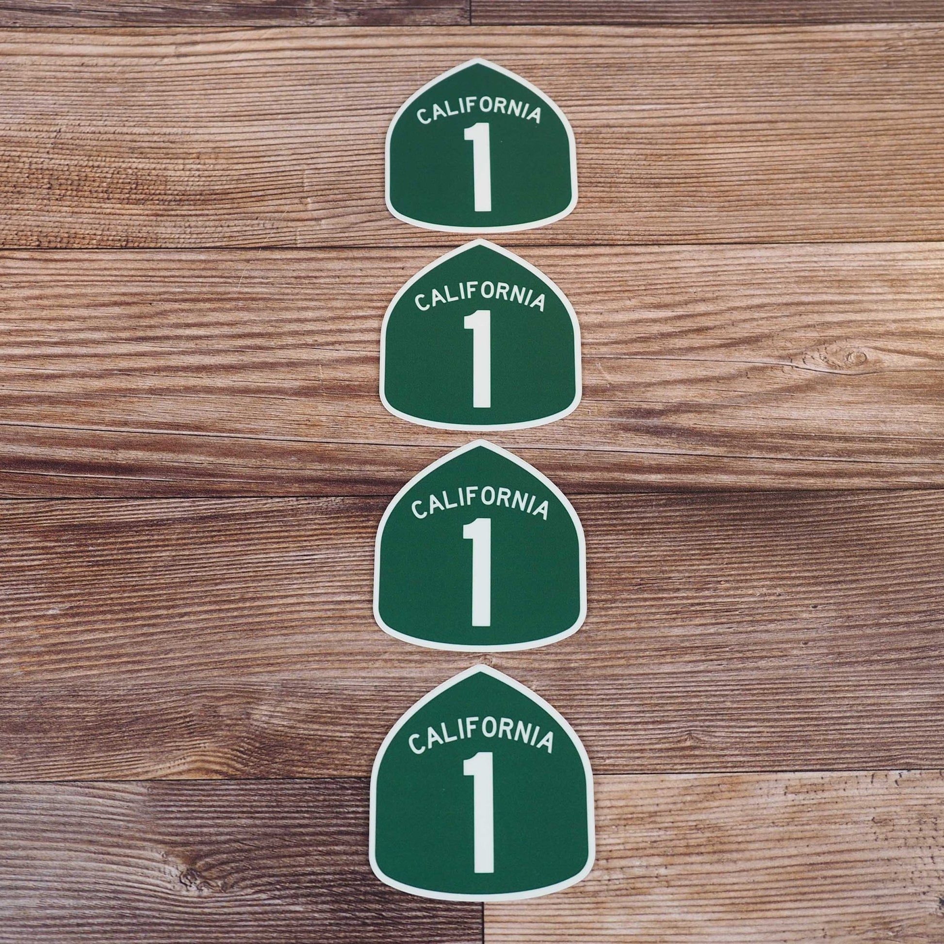 California Highway 1 Road Sign Sticker - Wander Together Outfitters