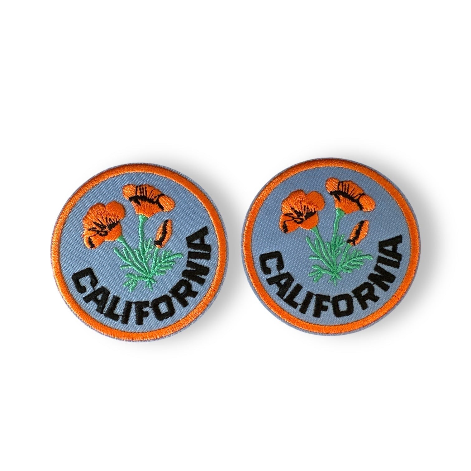 California Poppy Themed Patches - Wander Together Outfitters