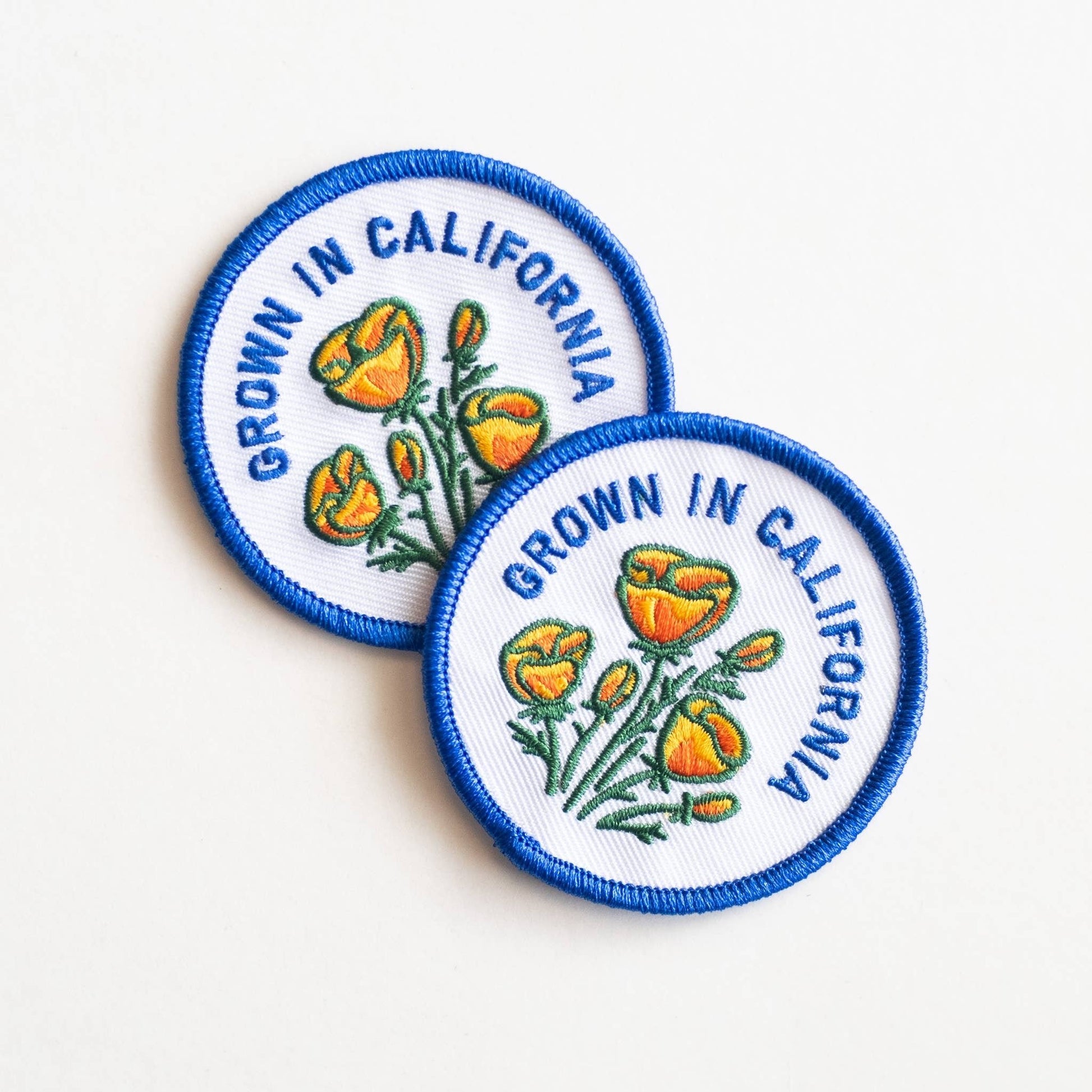 California Poppy Themed Patches - Wander Together Outfitters