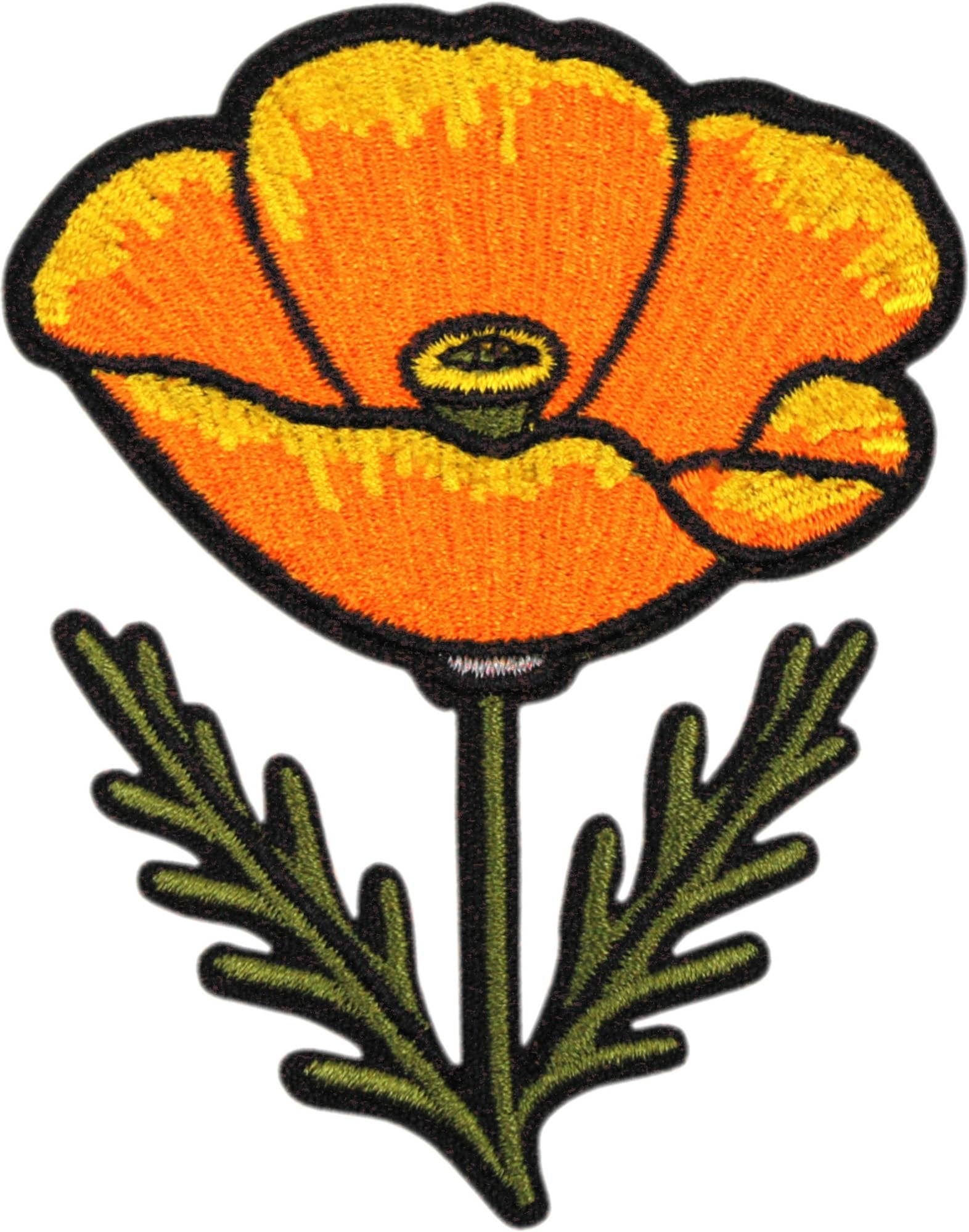 California Poppy Themed Patches - Wander Together Outfitters