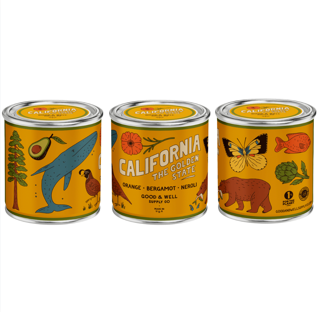 California State Candle (Bergamot, Orange, Neroli) - Wander Together Outfitters