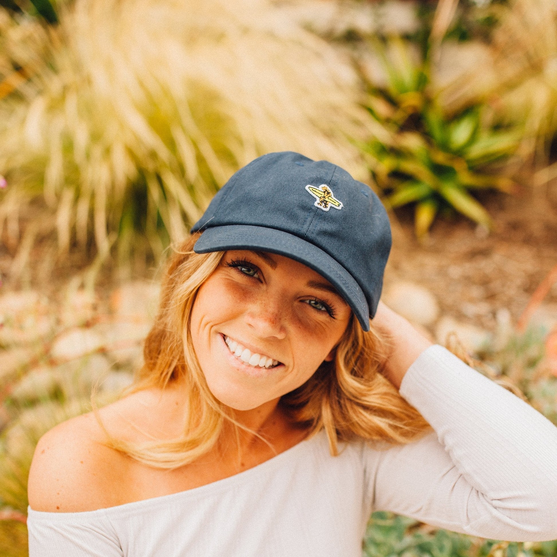 California Surfer Bear Dad Hat - Wander Together Outfitters