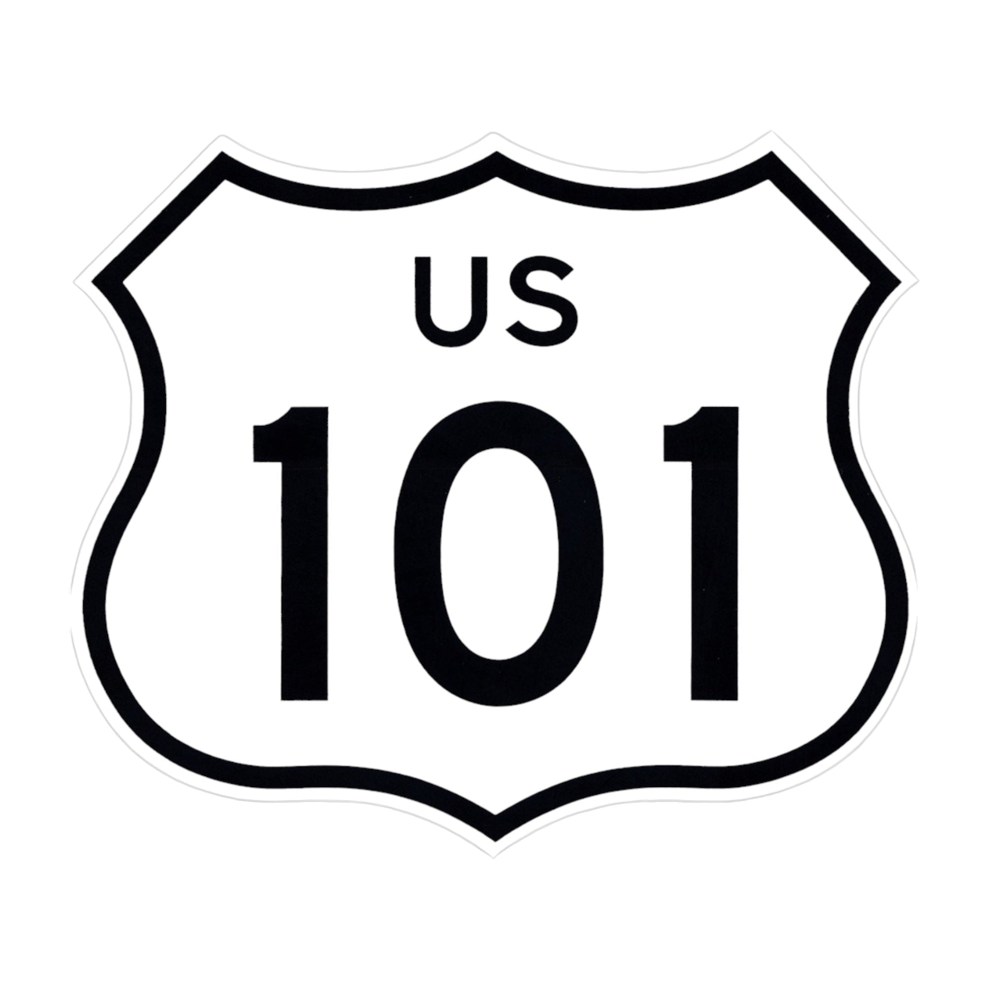 California US 101 Sticker - Wander Together Outfitters