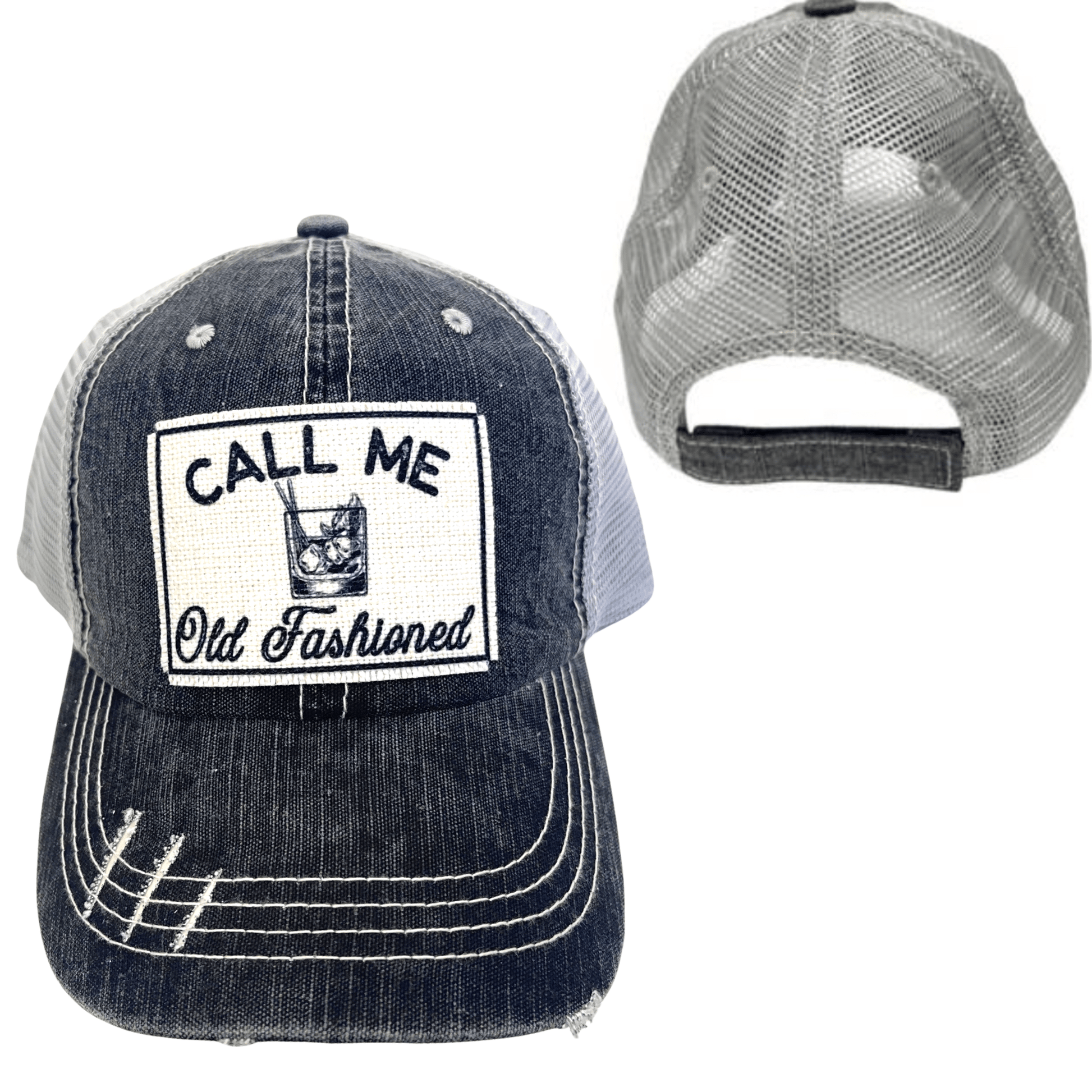 “Call Me Old Fashioned” Distressed Cap - Wander Together Outfitters