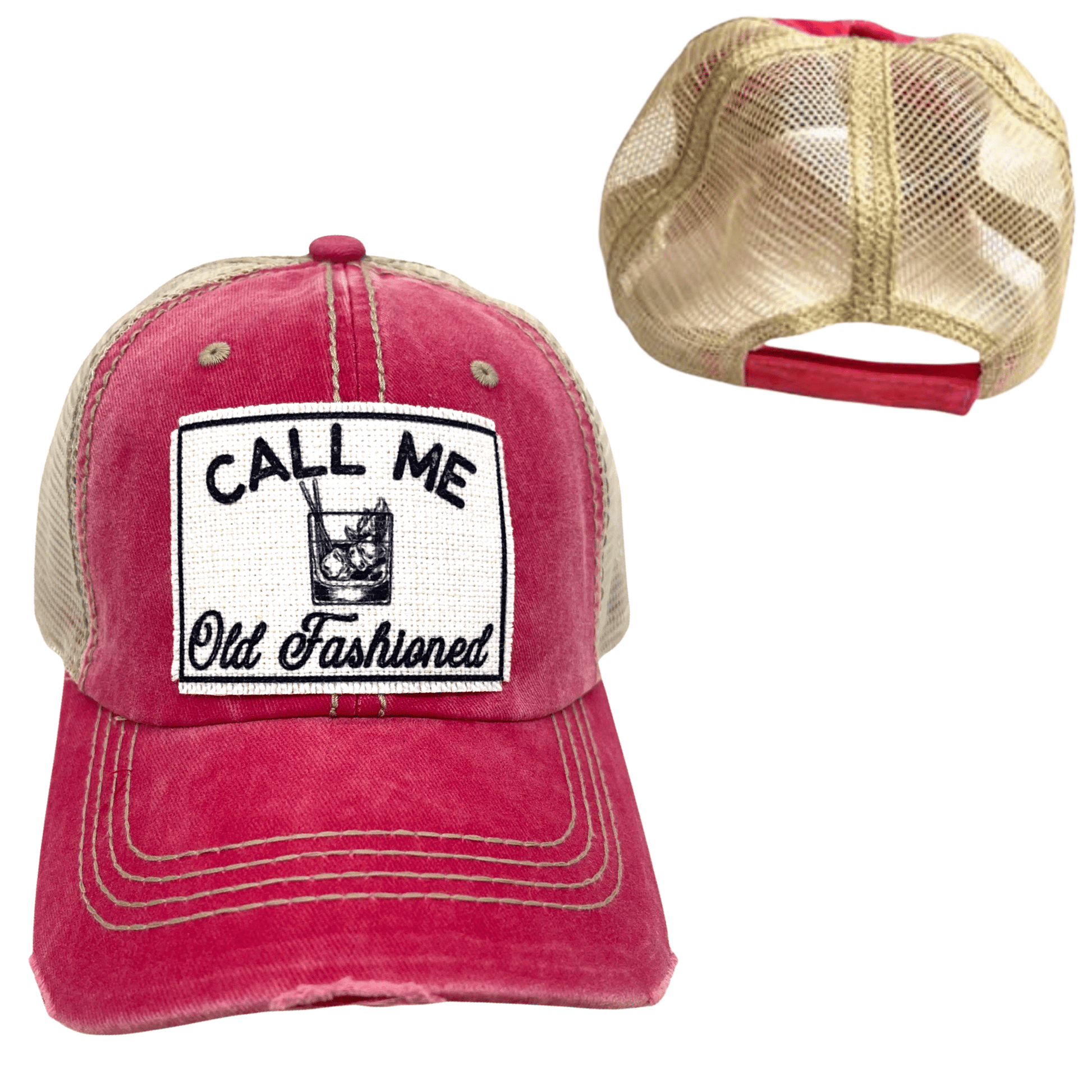 “Call Me Old Fashioned” Distressed Cap - Wander Together Outfitters