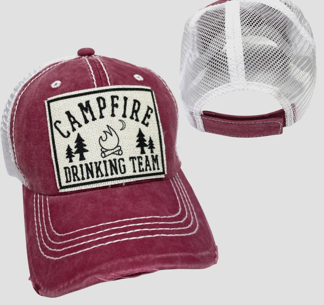 "Campfire Drinking Team" Unisex Hat - Wander Together Outfitters