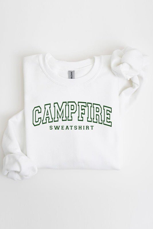 “Campfire Sweatshirt” Fleece Sweatshirts (Various Colors) - Wander Together Outfitters