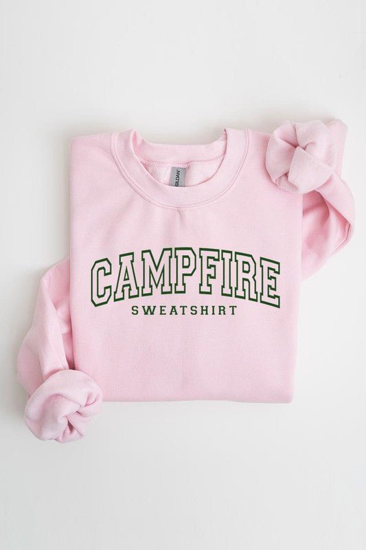 “Campfire Sweatshirt” Fleece Sweatshirts (Various Colors) - Wander Together Outfitters
