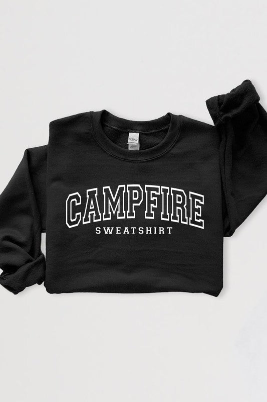 “Campfire Sweatshirt” Fleece Sweatshirts (Various Colors) - Wander Together Outfitters