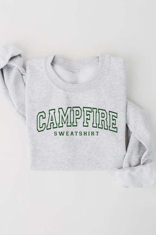 “Campfire Sweatshirt” Fleece Sweatshirts (Various Colors) - Wander Together Outfitters