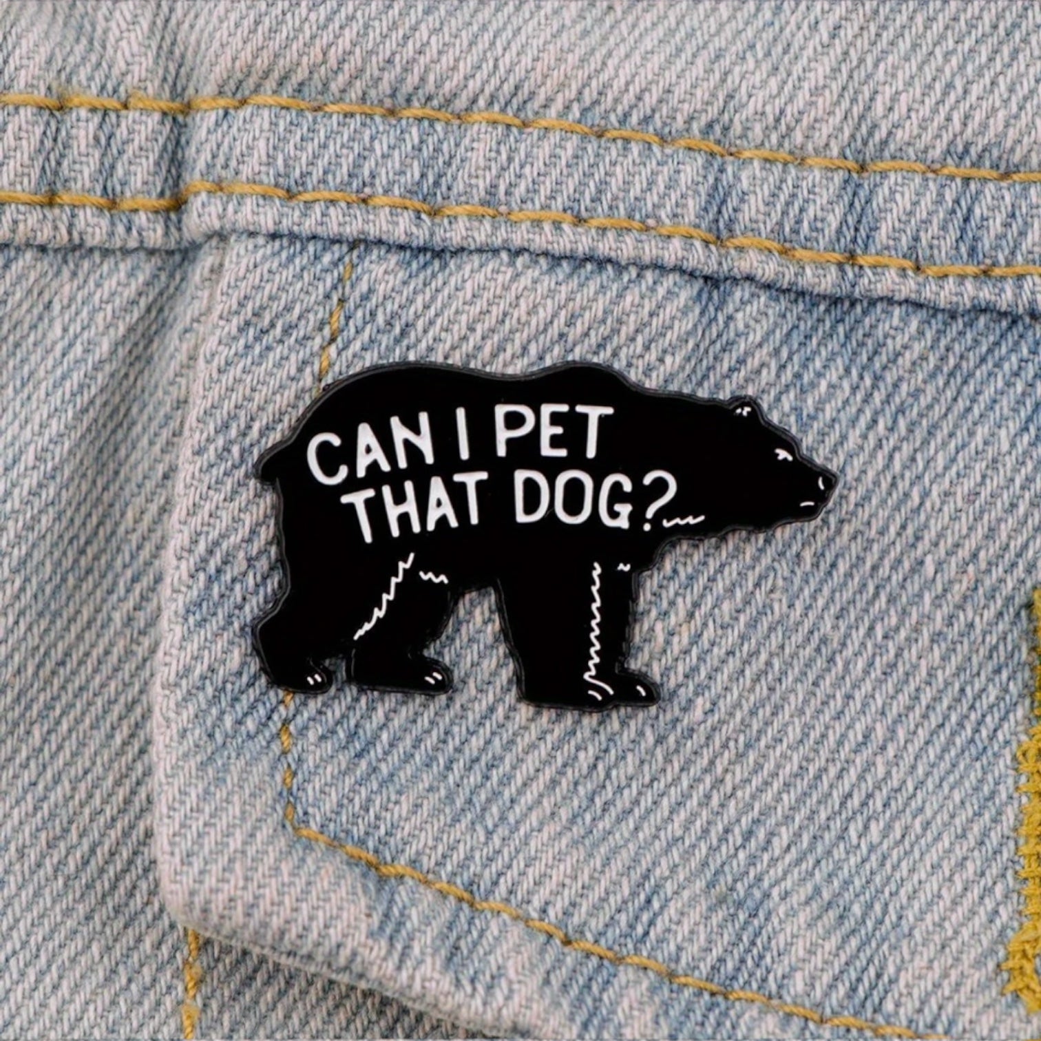 “Can I Pet That Dog” Pins (Three Styles) - Wander Together Outfitters