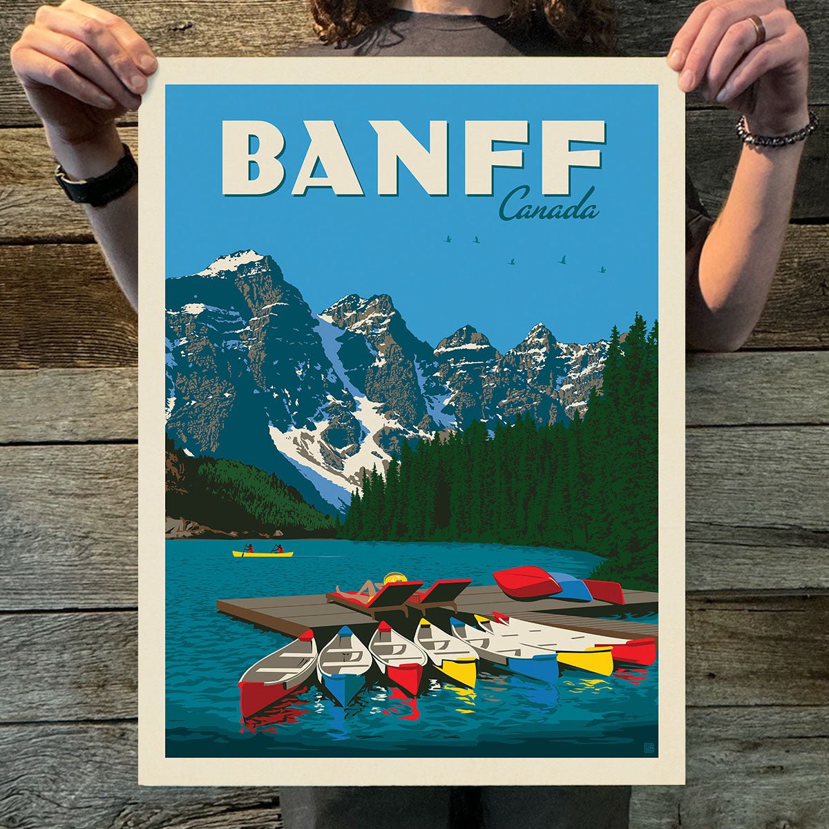 Canada: Banff (World Travel) Art Print - Wander Together Outfitters
