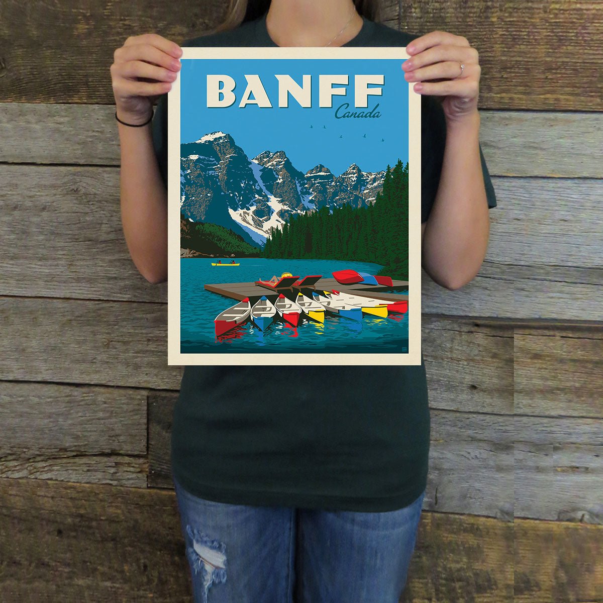 Canada: Banff (World Travel) Art Print - Wander Together Outfitters