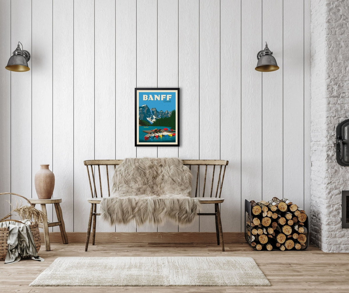 Canada: Banff (World Travel) Art Print - Wander Together Outfitters