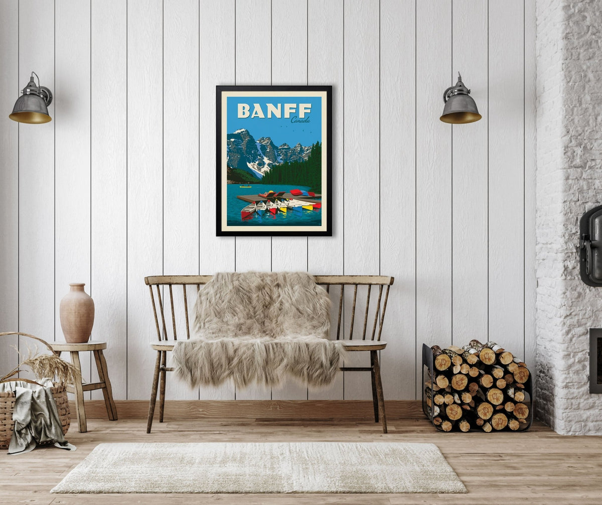 Canada: Banff (World Travel) Art Print - Wander Together Outfitters
