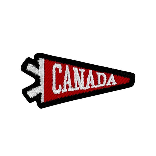 Canada Pennant Iron On Embroidered Patch - Wander Together Outfitters
