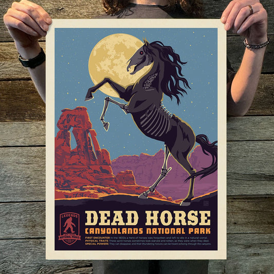 Canyonlands National Park: Dead Horse (Legends & Monsters) Art Print - Wander Together Outfitters