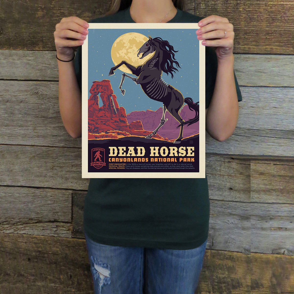 Canyonlands National Park: Dead Horse (Legends & Monsters) Art Print - Wander Together Outfitters