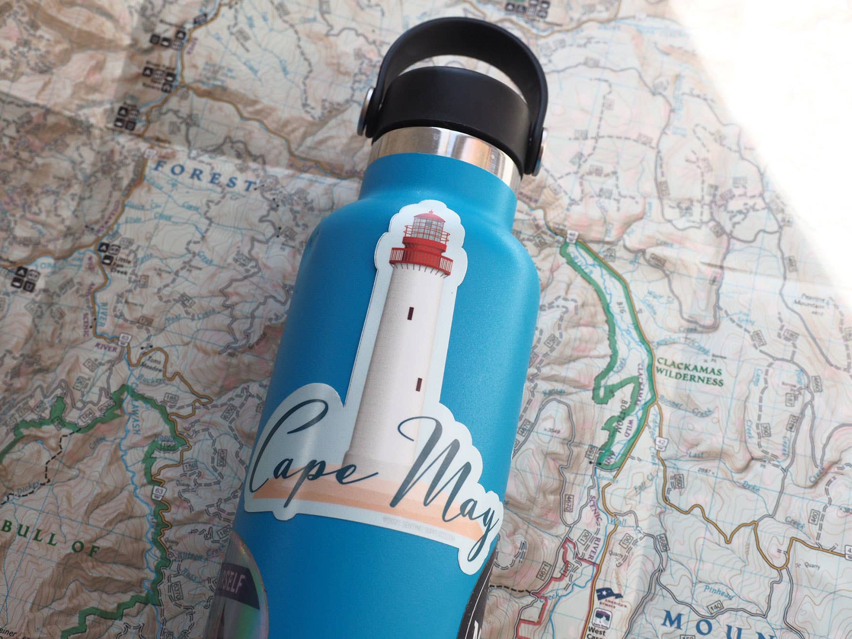 Cape May NJ Sticker with Cape May Lighthouse - Wander Together Outfitters