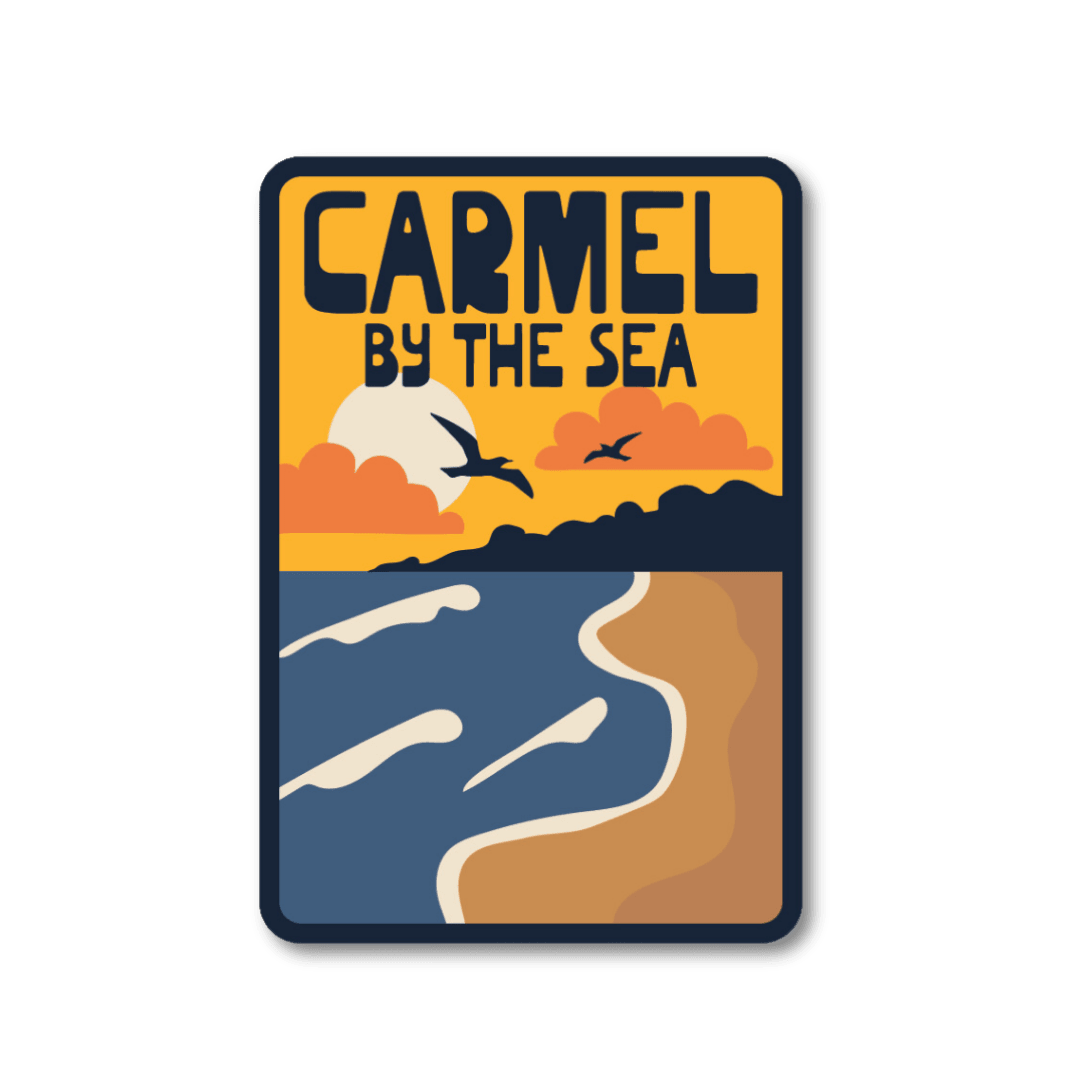 Carmel By The Sea Vinyl Sticker - Wander Together Outfitters
