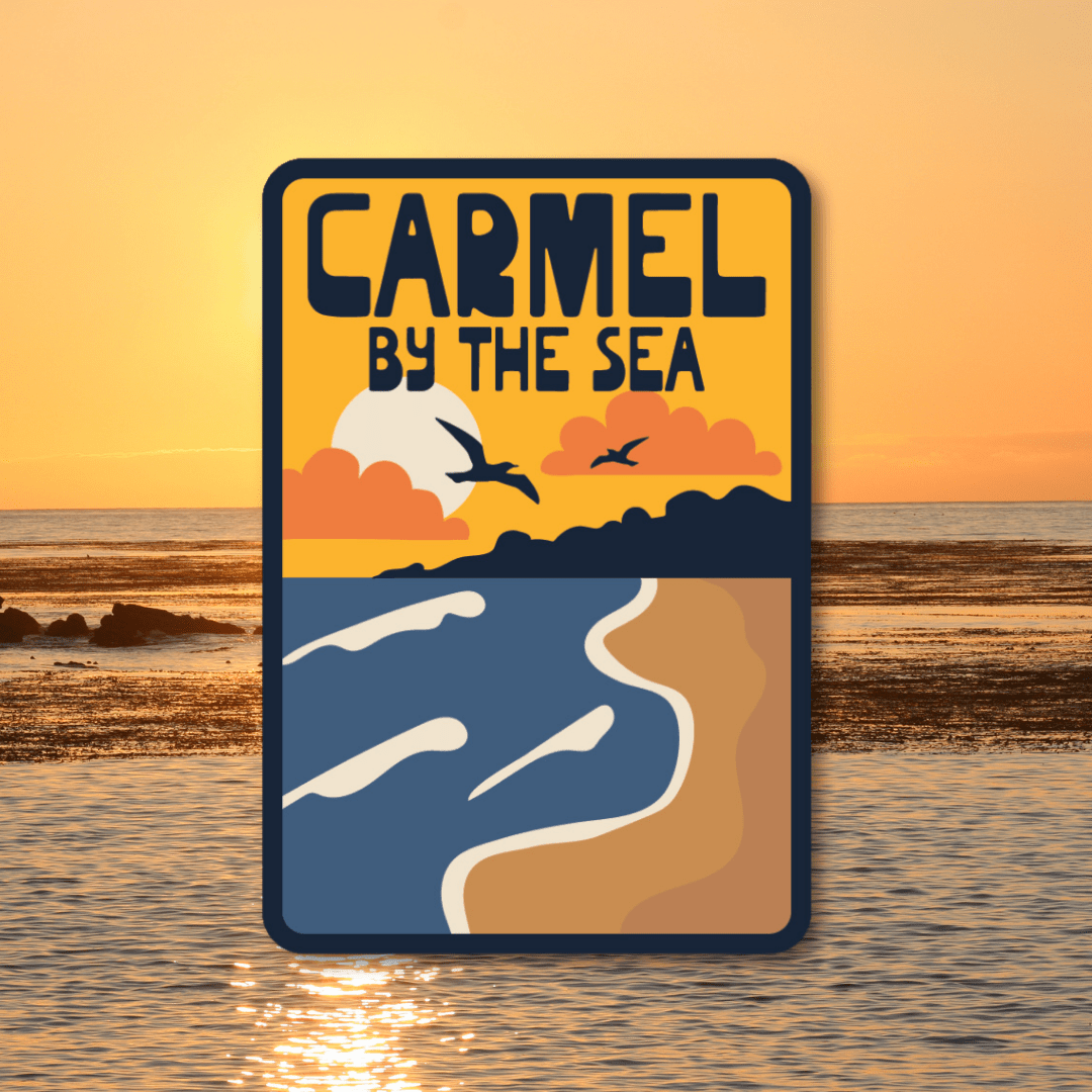 Carmel By The Sea Vinyl Sticker - Wander Together Outfitters