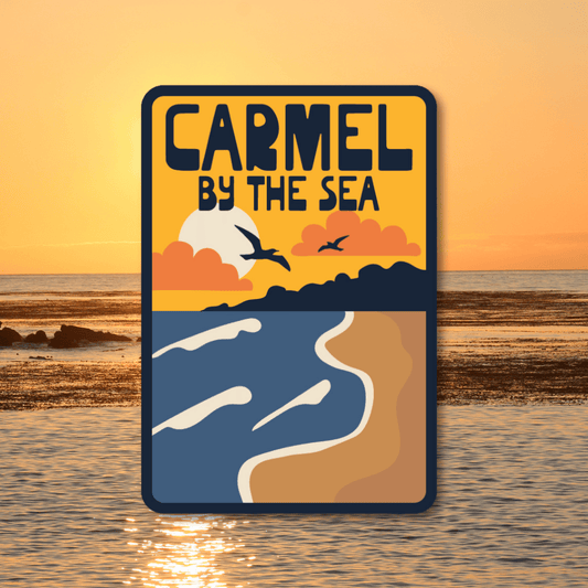 Carmel By The Sea Vinyl Sticker - Wander Together Outfitters