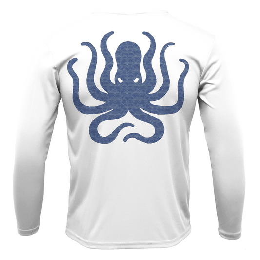 Catalina Island, CA Kraken Men's Long Sleeve UPF 50+ Dry-Fit Shirt - Wander Together Outfitters