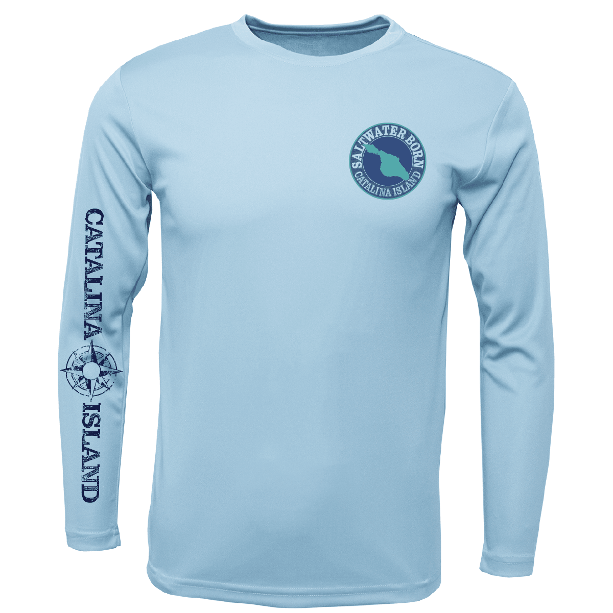 Catalina Island, CA Kraken Men's Long Sleeve UPF 50+ Dry-Fit Shirt - Wander Together Outfitters
