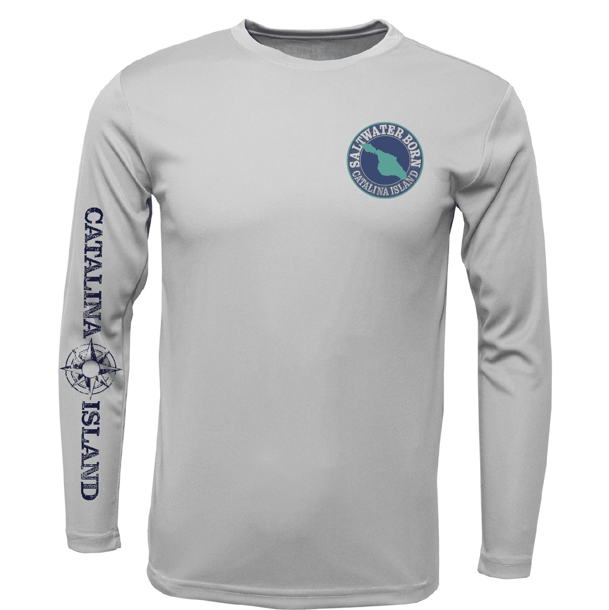 Catalina Island, CA Kraken Men's Long Sleeve UPF 50+ Dry-Fit Shirt - Wander Together Outfitters