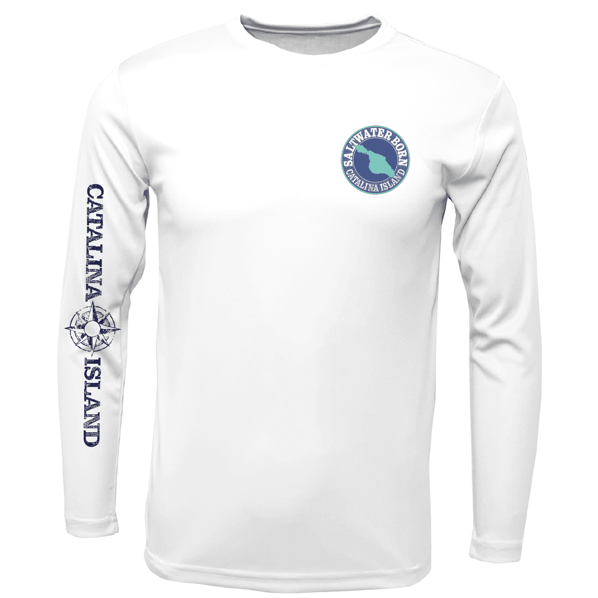 Catalina Island, CA Kraken Men's Long Sleeve UPF 50+ Dry-Fit Shirt - Wander Together Outfitters