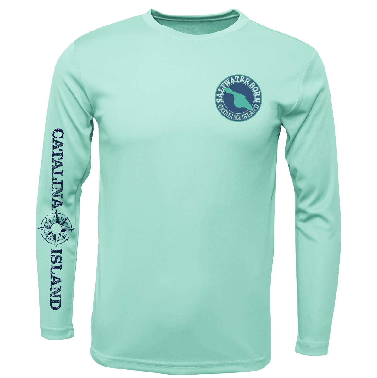 Catalina Island, CA Kraken Men's Long Sleeve UPF 50+ Dry-Fit Shirt - Wander Together Outfitters