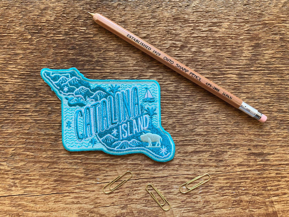 Catalina Island Embroidered Iron On Patch - Wander Together Outfitters