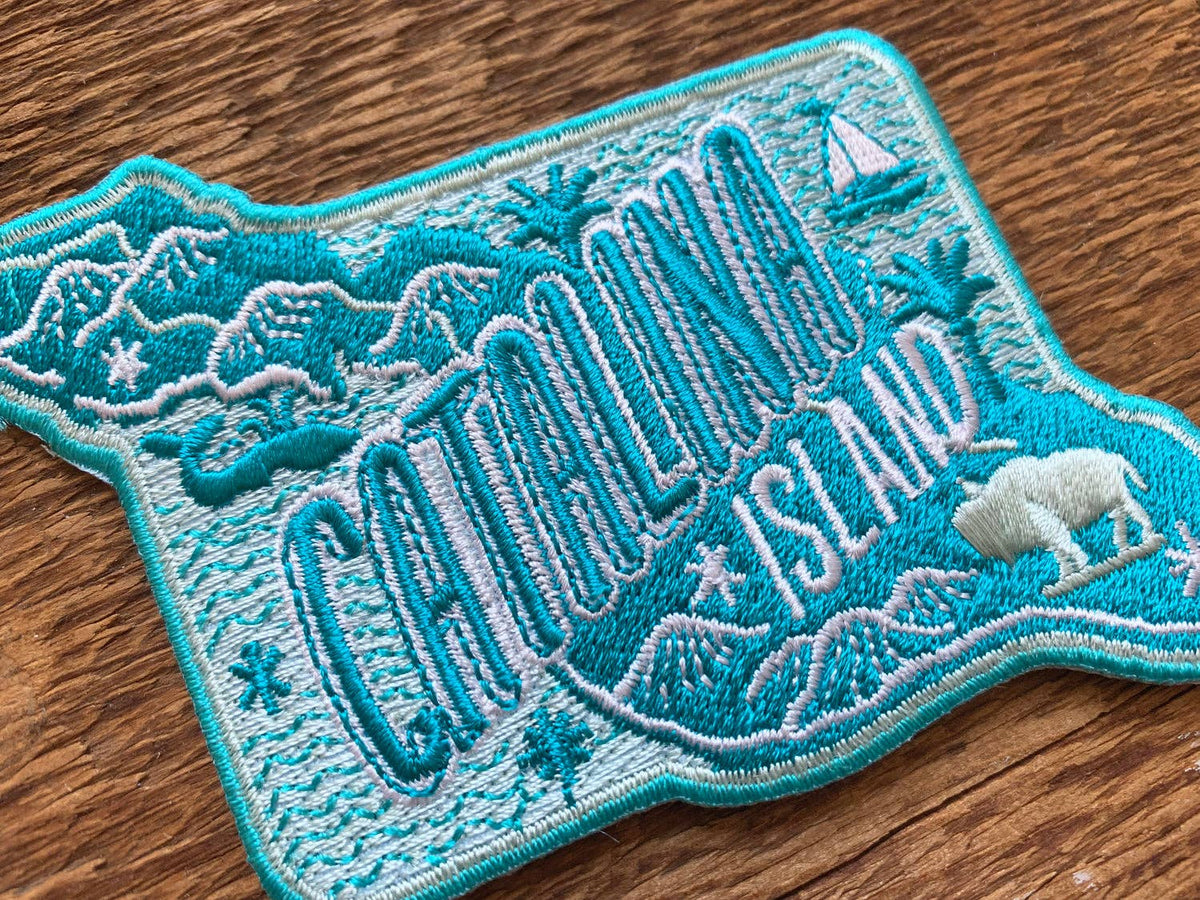 Catalina Island Embroidered Iron On Patch - Wander Together Outfitters