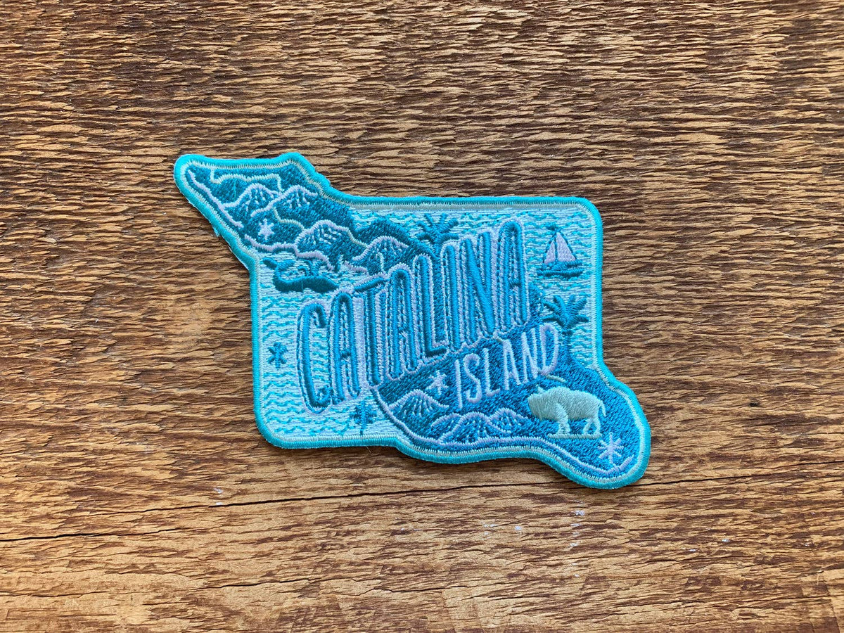 Catalina Island Embroidered Iron On Patch - Wander Together Outfitters