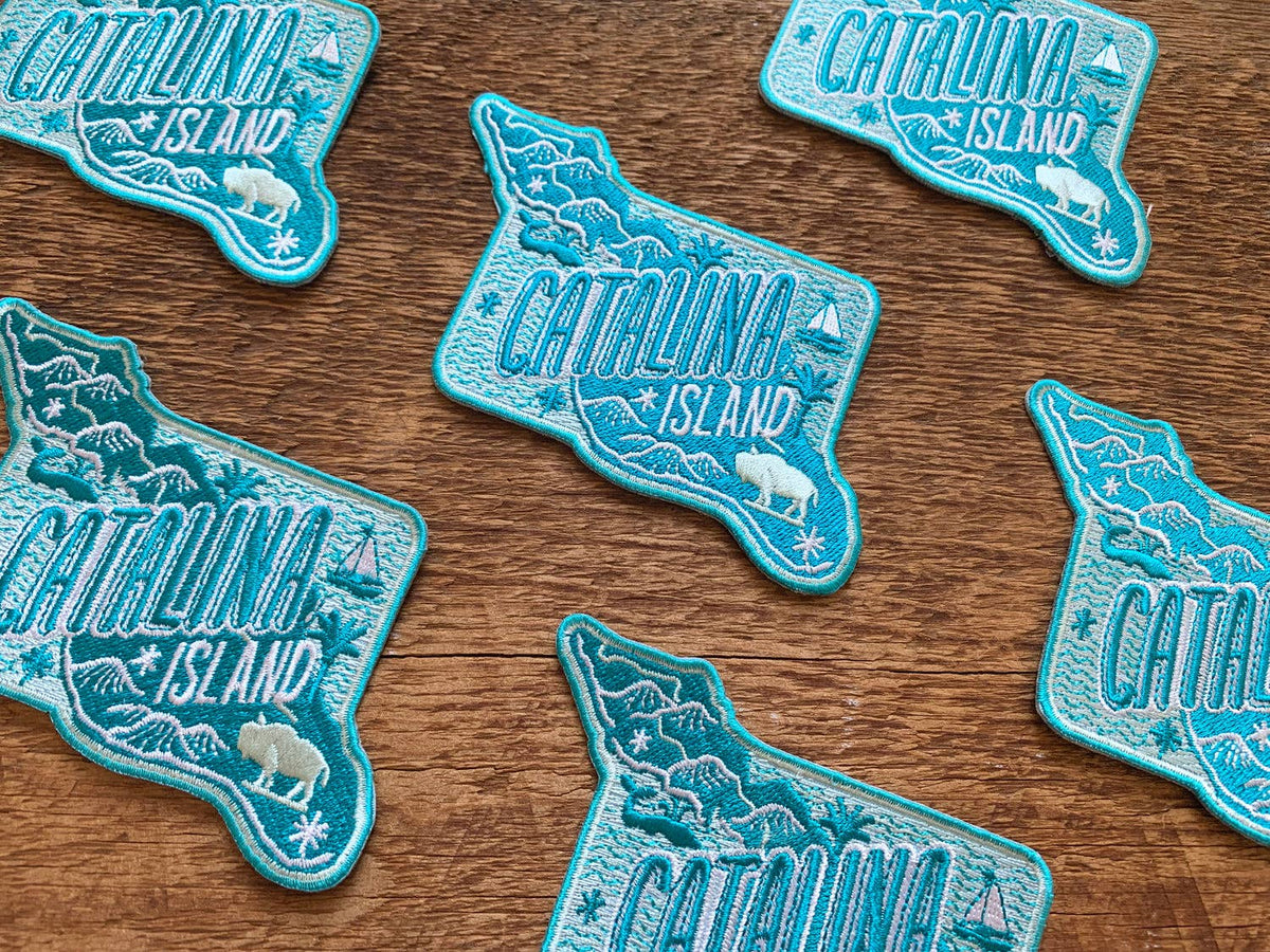 Catalina Island Embroidered Iron On Patch - Wander Together Outfitters