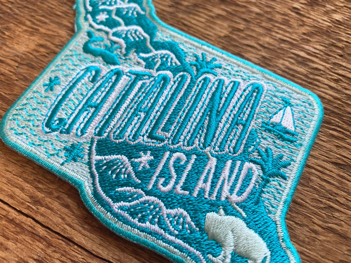 Catalina Island Embroidered Iron On Patch - Wander Together Outfitters