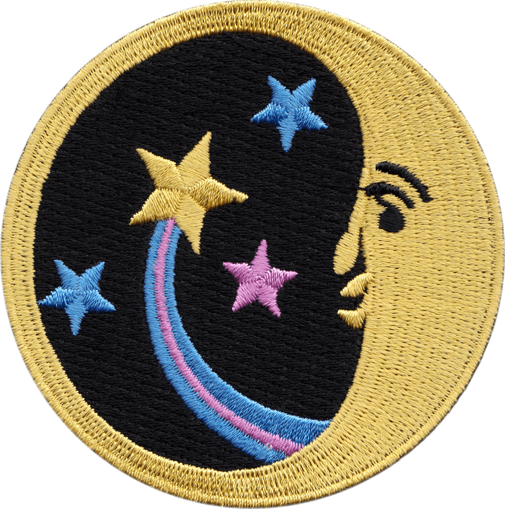 Celestial Moon And Stars Iron On Patch - Wander Together Outfitters