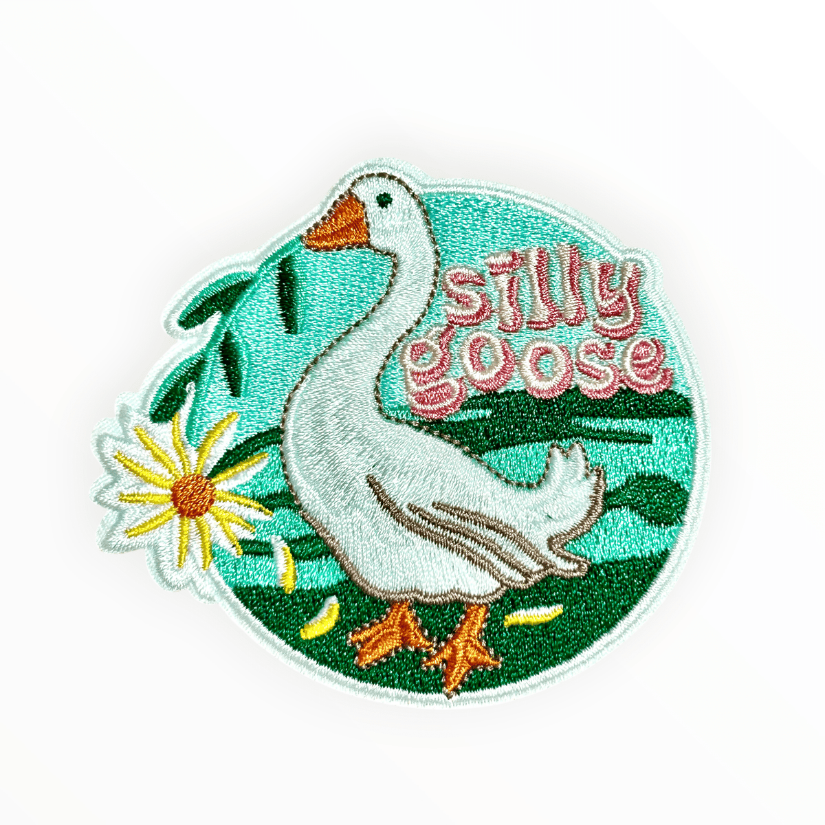 “Certified Silly Goose” Iron On Embroidered Patch - Wander Together Outfitters